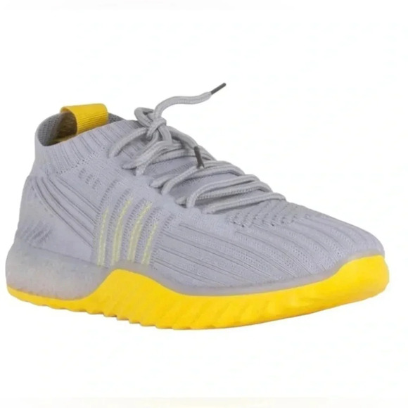 DANSKIN | Women’s Positive Sneakers in Grey and Yellow Size 8 - Picture 1 of 8
